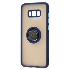 Чохол для Samsung Galaxy S8+ (G955) LikGus Edging Ring синій