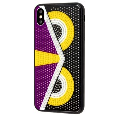 Чохол для iPhone Xs Max Tybomb Fendi зі стразами чорний