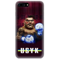 Чохол для iPhone 7 Plus / 8 Plus MixCase Вусик козак сині боксерські рукавички