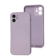 Чохол для iPhone 12 Wave colorful MagSafe black currant