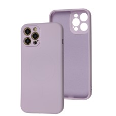 Чохол для iPhone 12 Pro Max Wave colorful MagSafe black currant