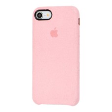 Чохол Alcantara для iPhone 7/8 світло-рожевий