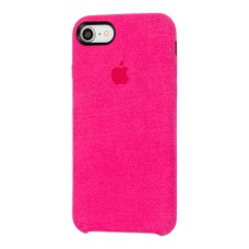 Чохол Alcantara для iPhone 7 / 8 Фуксія