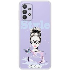 Чохол для Samsung Galaxy A32 (A325) Mixcase дівчина дизайн 1