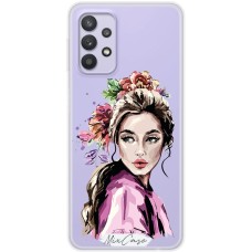 Чохол для Samsung Galaxy A32 (A325) Mixcase дівчина дизайн 2