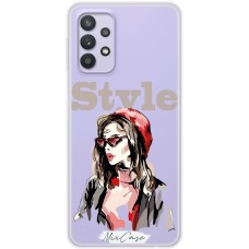 Чохол для Samsung Galaxy A32 (A325) Mixcase дівчина дизайн 7