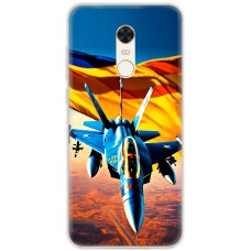 Чохол для Xiaomi Redmi 5 Plus MixCase патріотичні бойовий літак