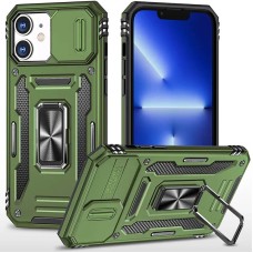 Ударостійкий чохол Camshield Army Ring для Apple iPhone 11 (6.1") (Оливковий / Army G