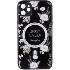 Чохол Secret Garden with MagSafe для Apple iPhone 11 (6.1") Black