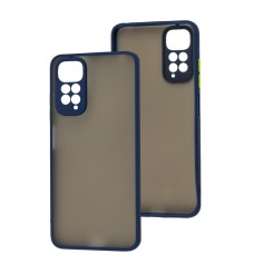 Чохол для Xiaomi Redmi Note 11 / 11s LikGus camera protect синій