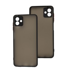Чохол для Samsung Galaxy A04 (A045) LikGus Totu camera protect чорний / червоний