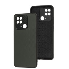 Чохол для Xiaomi Redmi 10C Graphite carbon forest green