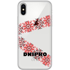 Чохол для iPhone X / Xs MixCase патріотичні DNIPRO