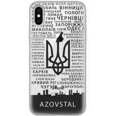 Чохол для iPhone X / Xs MixCase патріотичні AzovStal
