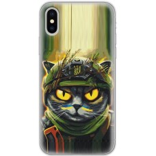 Чохол для iPhone X / Xs MixCase патріотичні позивний МурМяу