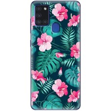 Чохол для iPhone 15 MixCase квіти тропічні