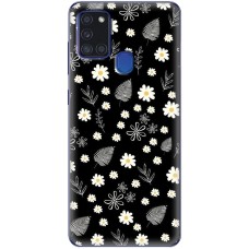 Чохол для iPhone 15 MixCase квіти ромашки і листочки
