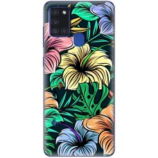 Чохол для iPhone 15 MixCase квіти тропіки