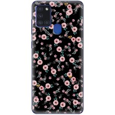 Чохол для iPhone 15 MixCase квіти на чорному