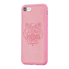 Чохол для iPhone 7 / 8 Kenzo leather рожевий