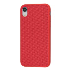 Чохол Carbon New для iPhone Xr червоний
