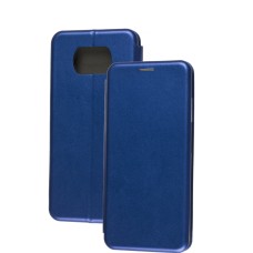 Чохол книжка Premium для Xiaomi Poco X3 / X3 Pro синій