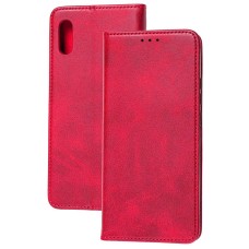 Чохол книжка для Xiaomi Redmi 9A Black magnet рожевий