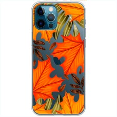Чохол для iPhone 13 Pro MixCase осінь жовто-червоне листя клену