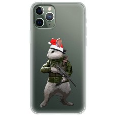 Чохол для iPhone 11 Pro Max MixCase Новий рік кролик захисник