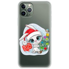 Чохол для iPhone 11 Pro Max MixCase Новий рік кролик 2023