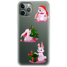 Чохол для iPhone 11 Pro Max MixCase Новий рік символ року кролик