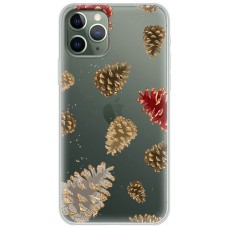 Чохол для iPhone 11 Pro Max MixCase Новий рік ялинові шишки