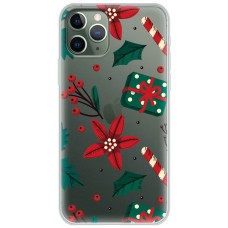Чохол для iPhone 11 Pro Max MixCase Новий рік патерн омела