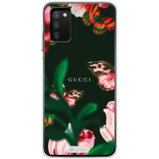 Чохол для Samsung Galaxy A03s (A307) MixCase лого з метеликами