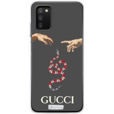 Чохол для Samsung Galaxy A03s (A307) MixCase лого зі змією