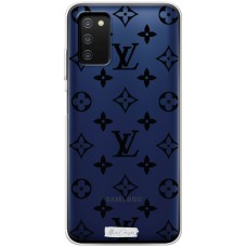 Чохол для Samsung Galaxy A03s (A307) MixCase лого літери