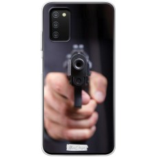Чохол для Samsung Galaxy A03s (A037) Mixcase військові дуло пістолета