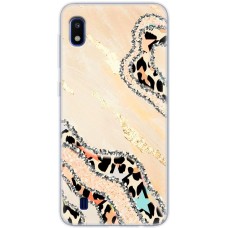 Чохол для Samsung Galaxy A10 (A105) MixCase Леопард кристал