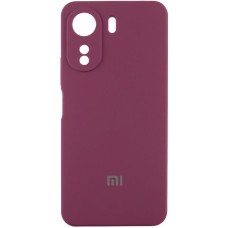 Чохол Silicone Lakshmi Full  (AAA) для Xiaomi Redmi 13C / Poco C65 Бордовий / Plum