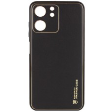 Шкіряний чохол Xshield для Xiaomi Redmi 13C / Poco C65 (Чорний / Black)
