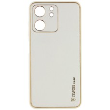 Шкіряний чохол Xshield для Xiaomi Redmi 13C / Poco C65 (Білий / White)