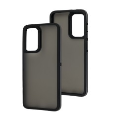 Чохол для Samsung Galaxy S21 FE (G990) Shield Dual Color чорний / сірий