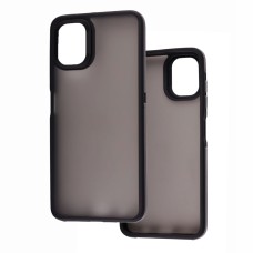 Чохол для Samsung Galaxy A05 (A055) Shield Dual Color чорний / сірий