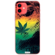 Чохол для iPhone 12 mini MixCase трава листя дим
