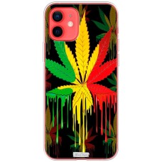 Чохол для iPhone 12 mini MixCase трава листя у квітах
