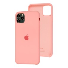 Чохол silicone для iPhone 11 Pro Max case pink