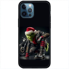 Чохол для iPhone 13 Pro Max MixCase Новий рік Грінч байкер