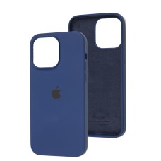 Чохол для iPhone 14 Pro Max Square Full silicone deep navy