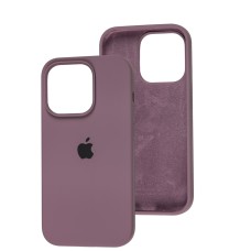 Чохол для iPhone 14 Pro Square Full silicone black currant