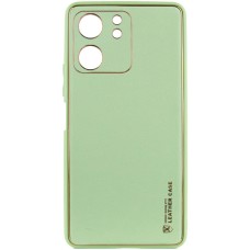 Шкіряний чохол Xshield для Xiaomi Redmi 13C / Poco C65 (Зелений / Pistachio)
